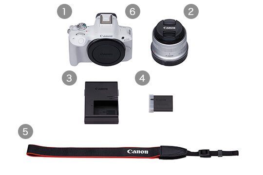 キヤノンEOS R50標準レンズキットの商品構成