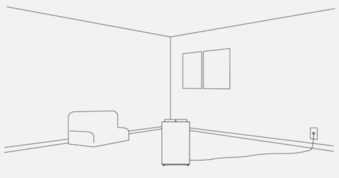 長さ約2.1mの電源コード
