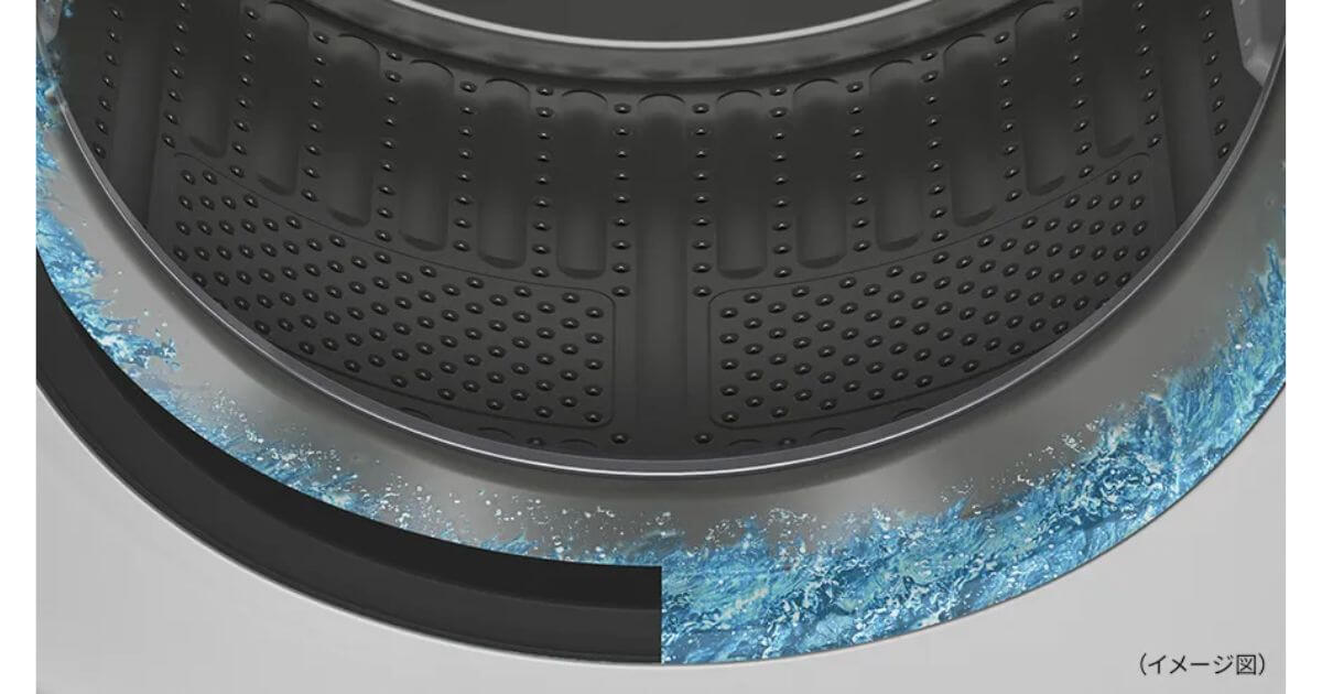 ES-12X1（最新）はドアパッキンの抗菌・防カビ加工あり清潔