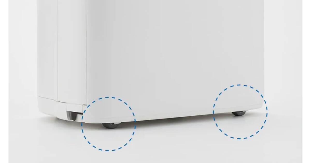 KI-US50とKI-TS50はストッパーつきキャスターだから移動に便利